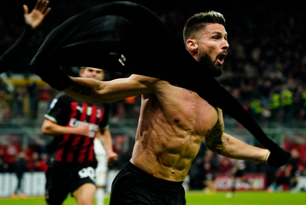 Olivier Giroud Celebrando