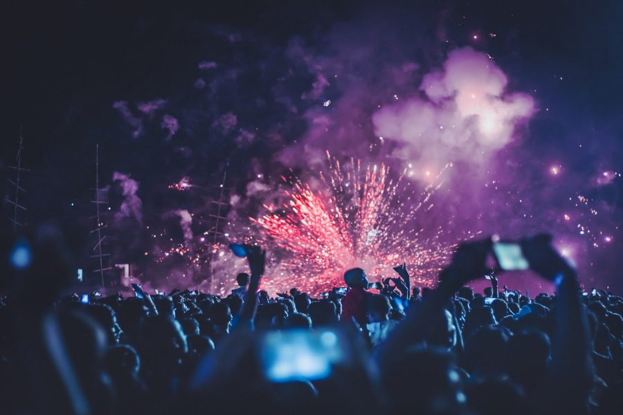 Año nuevo ciudad