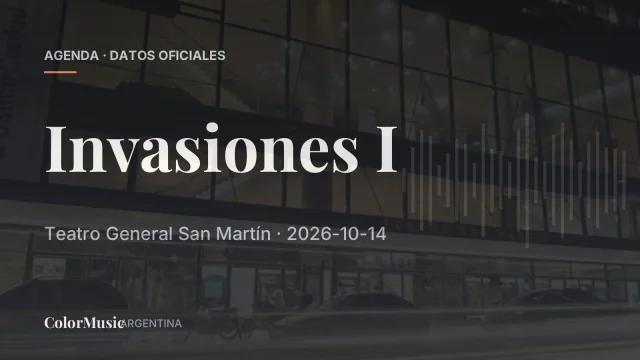 Invasiones I — Teatro General San Martín