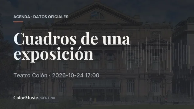 Cuadros de una exposición — Teatro Colón