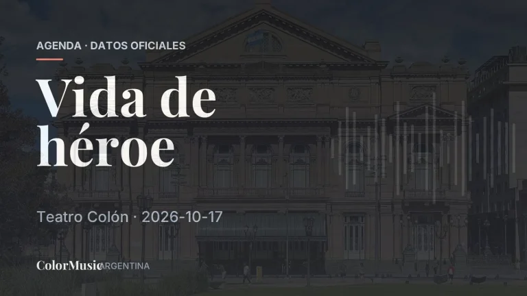 Vida de héroe — Teatro Colón