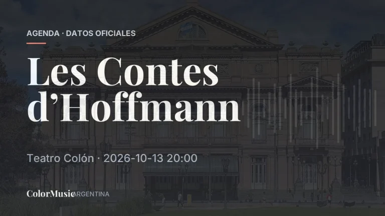 Les Contes d’Hoffmann — Teatro Colón