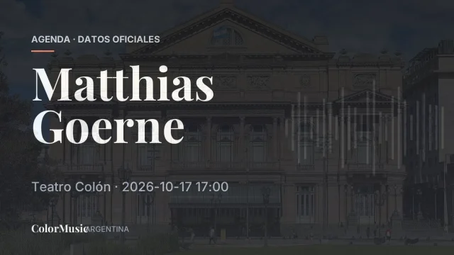 Matthias Goerne — Teatro Colón