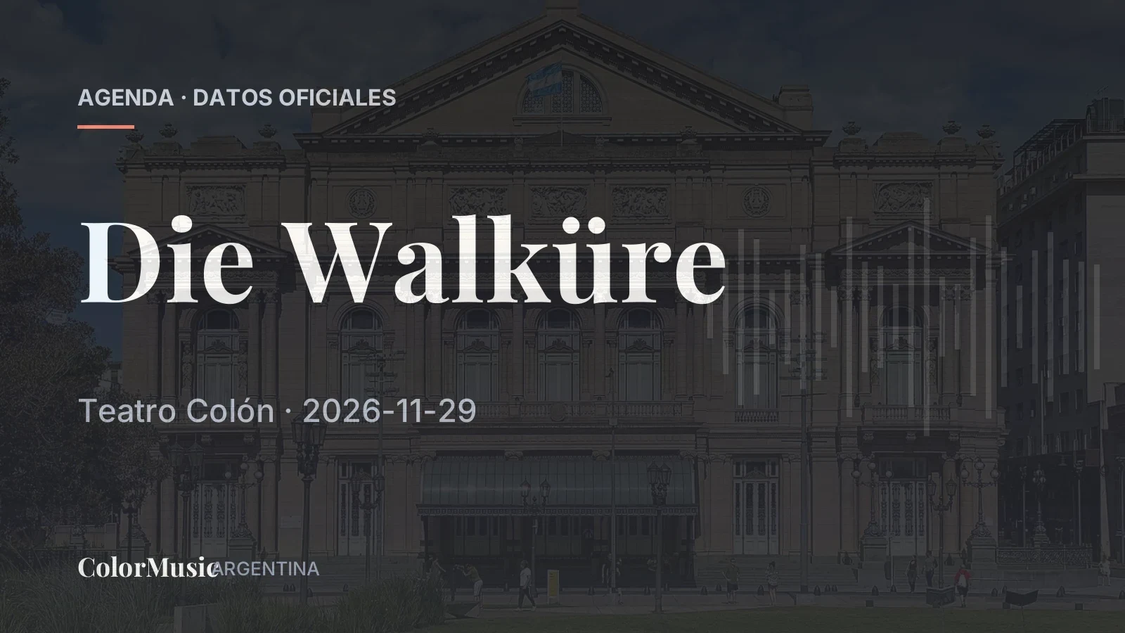 Die Walküre — Teatro Colón