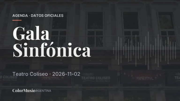 Gala Sinfónica — Teatro Coliseo