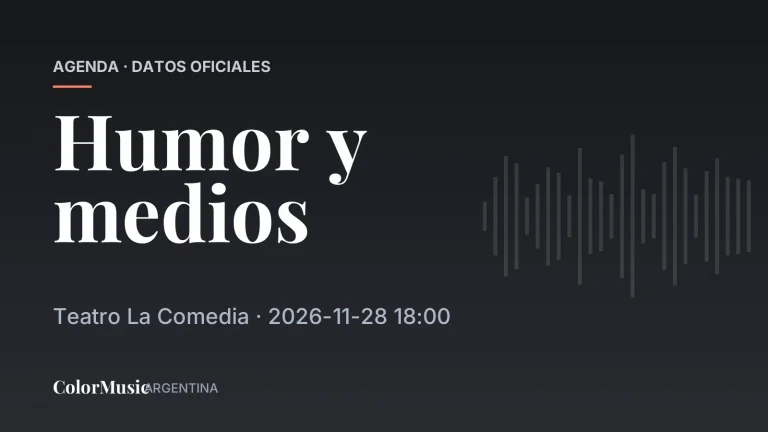 Humor y medios — Teatro La Comedia