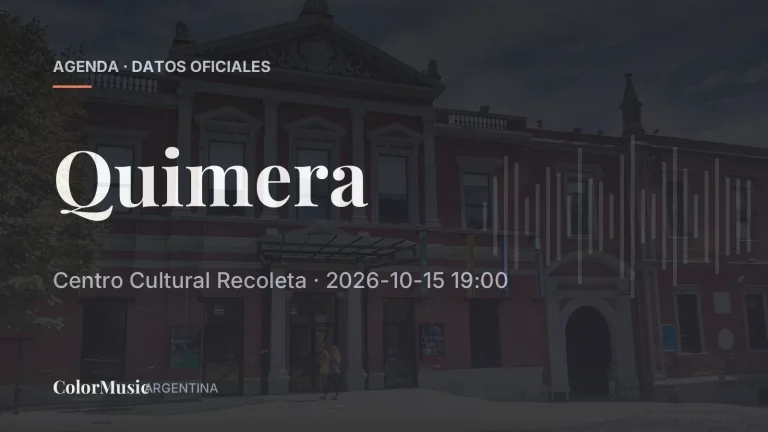 Quimera — Centro Cultural Recoleta
