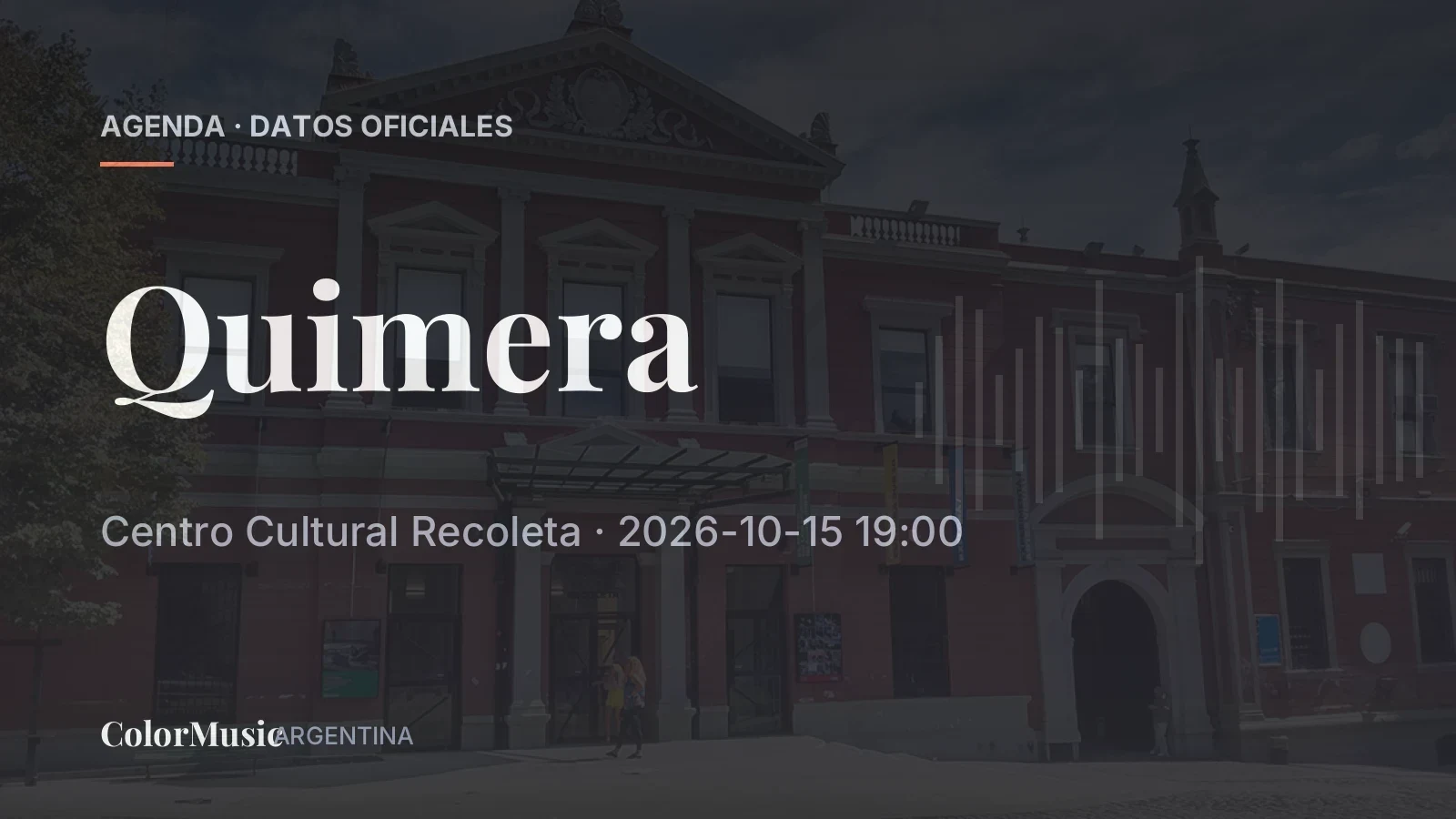 Quimera — Centro Cultural Recoleta