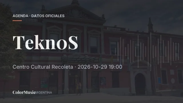 Tekn0S — Centro Cultural Recoleta