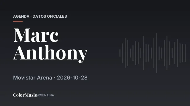 Marc Anthony — Movistar Arena