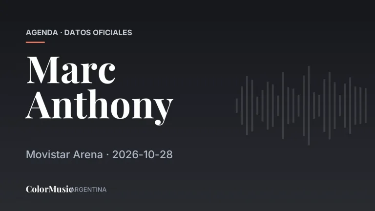 Marc Anthony — Movistar Arena
