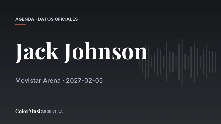 Jack Johnson — Movistar Arena