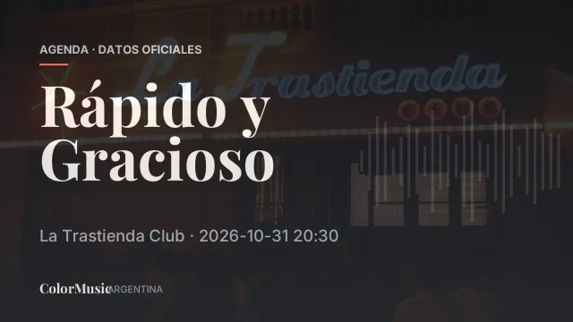 Rápido y Gracioso — La Trastienda Club