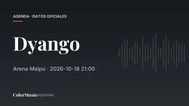 Dyango — Arena Maipú