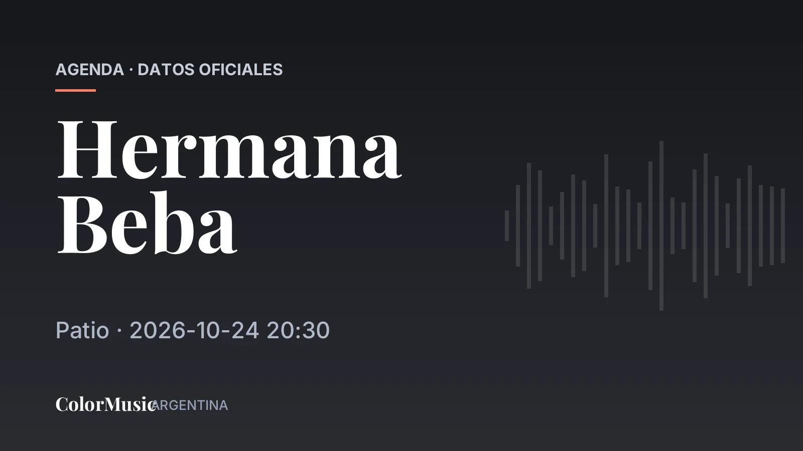 Hermana Beba — Patio