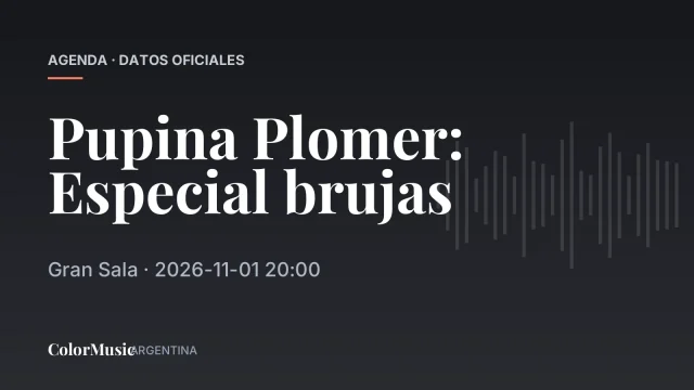 Pupina Plomer: Especial brujas — Gran Sala