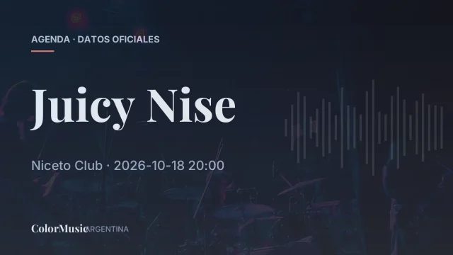 Juicy Nise — Niceto Club