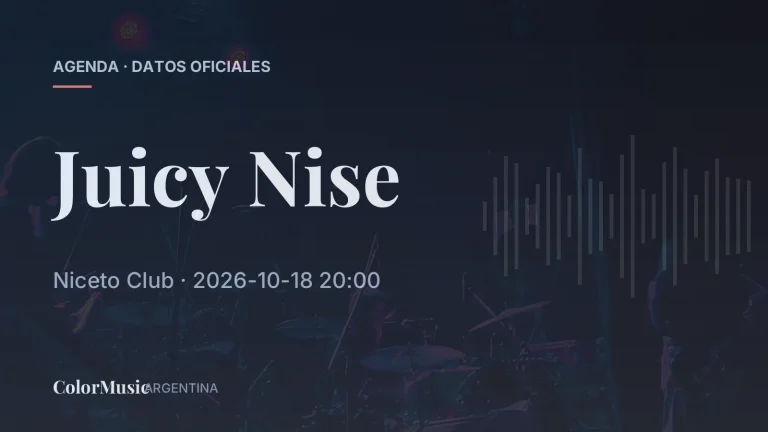 Juicy Nise — Niceto Club
