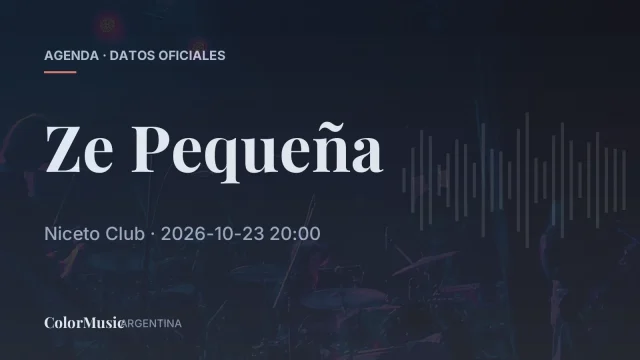 Ze Pequeña — Niceto Club