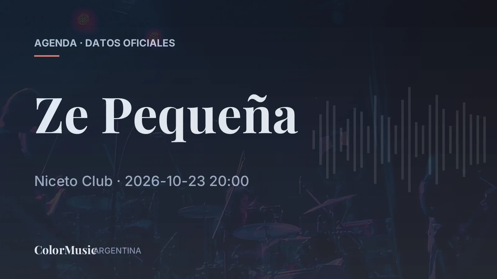 Ze Pequeña — Niceto Club