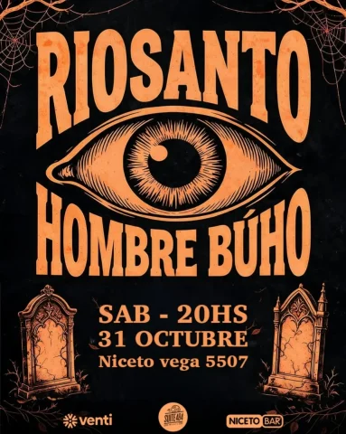 RioSanto – Hombre Búho en vivo en Niceto Bar