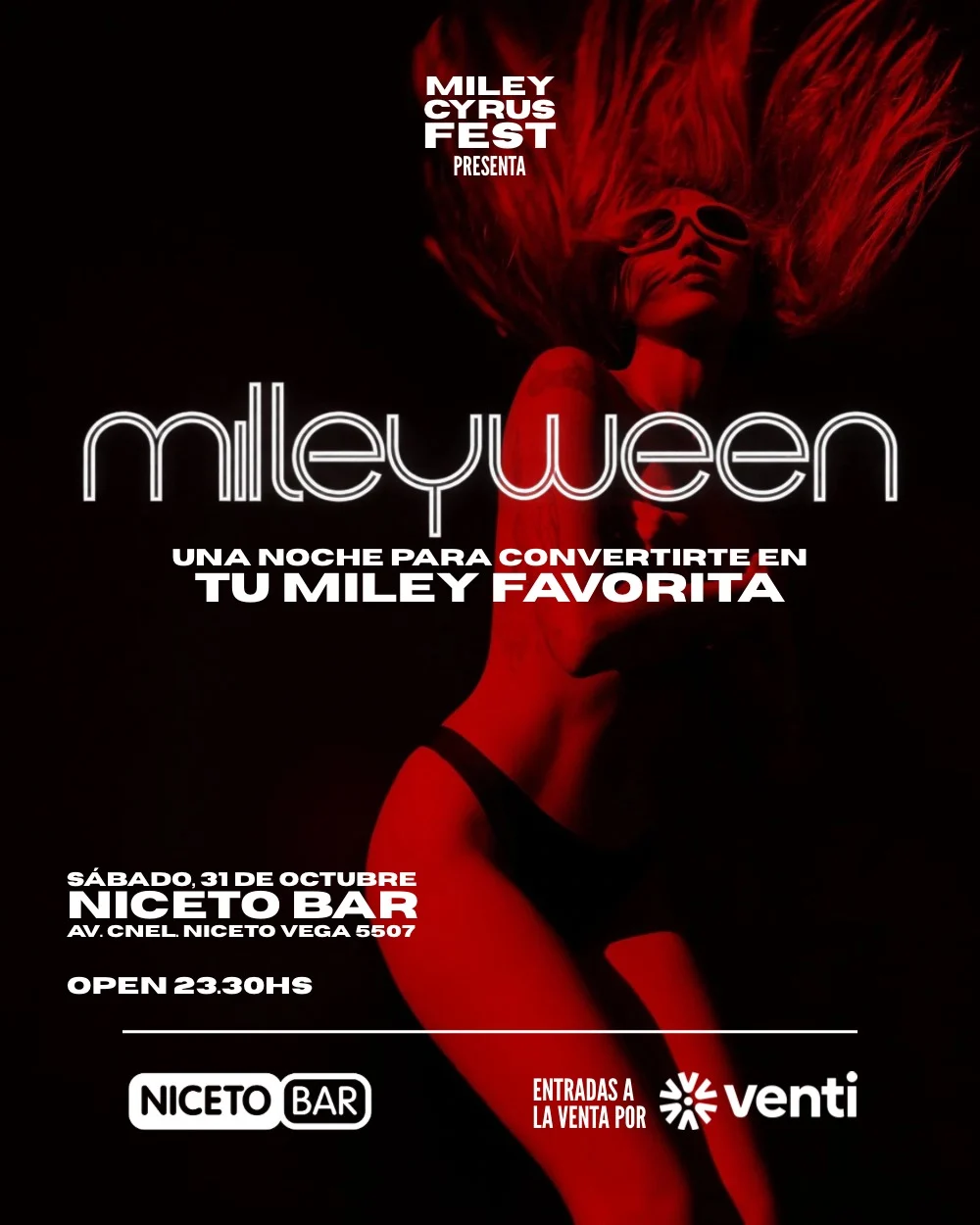 Miley Cyrus Fest — Edición Mileyween en Niceto Bar