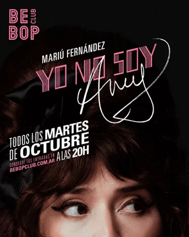 Yo no soy Amy | Todos los martes de Octubre — Bebop Club