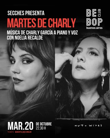 Secches Presenta | Martes de Charly | Música de Charly García a Piano y Voz – Cada Martes Una Cantante Distinta — Bebop…
