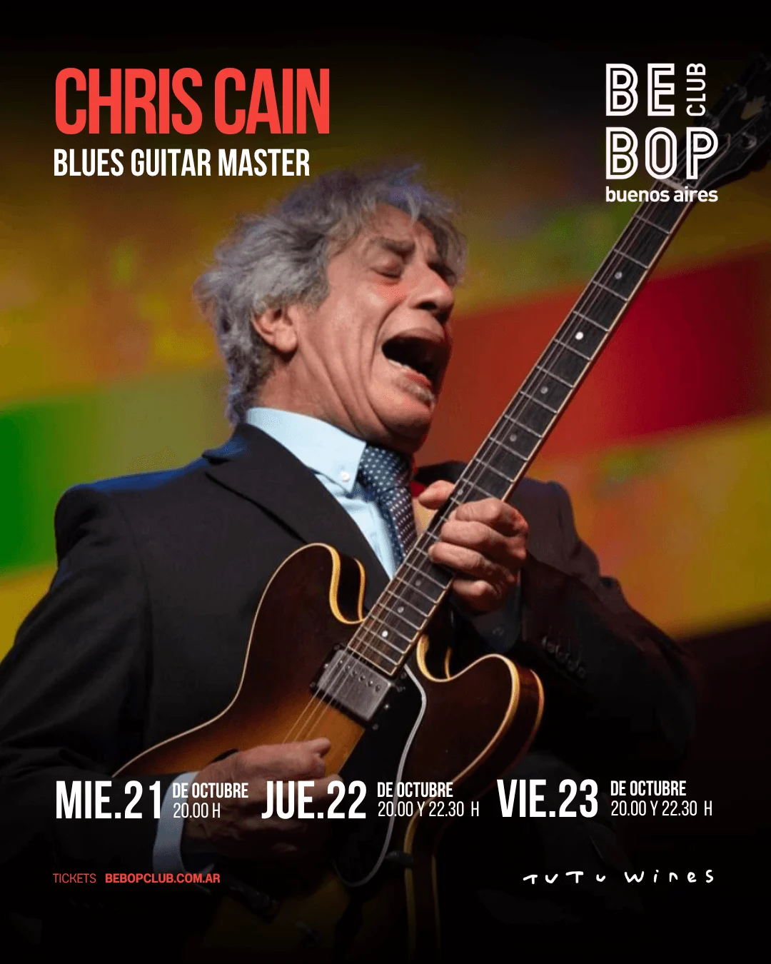 Chris Cain | Blues Guitar Master — Bebop Club