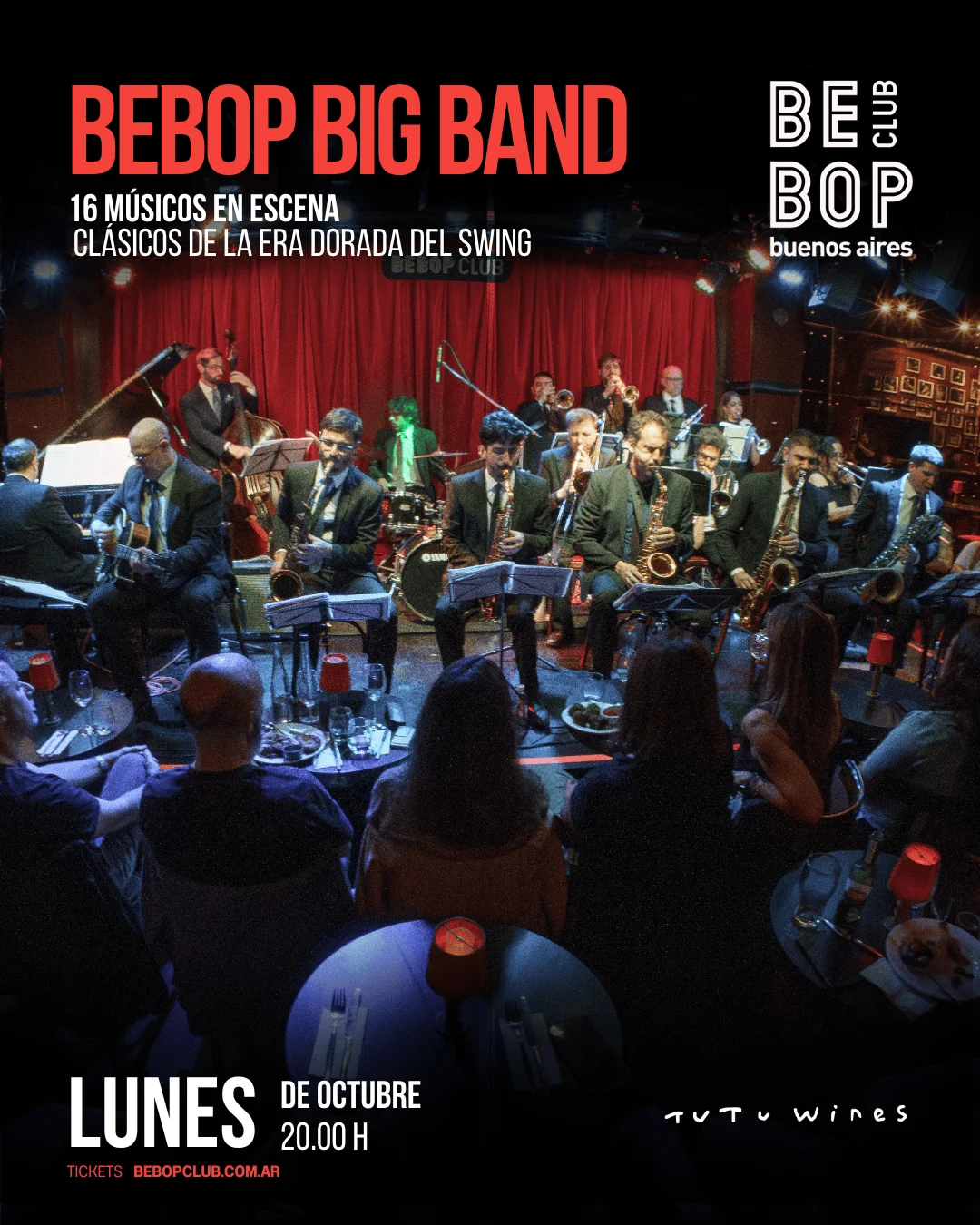 Bebop Big Band | Lunes de Octubre — Bebop Club