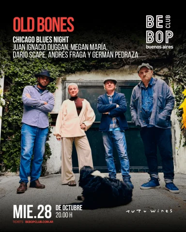 Old Bones | Chicago Blues Night | Juan Ignacio Duggan, Megan María, Darío Scape, Andrés Fraga y Germán Pedraza — Bebop Club