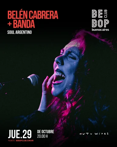 Belén Cabrera + Banda | Soul Argentino — Bebop Club