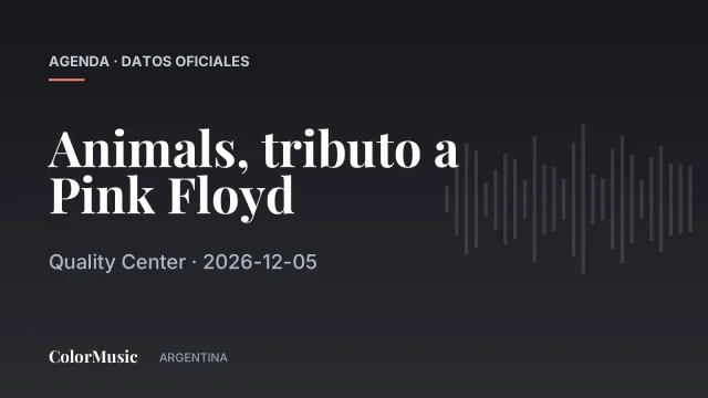 Animals, tributo a Pink Floyd — Quality Center