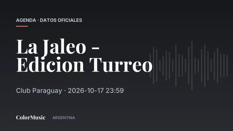 La Jaleo – Edicion Turreo — Club Paraguay