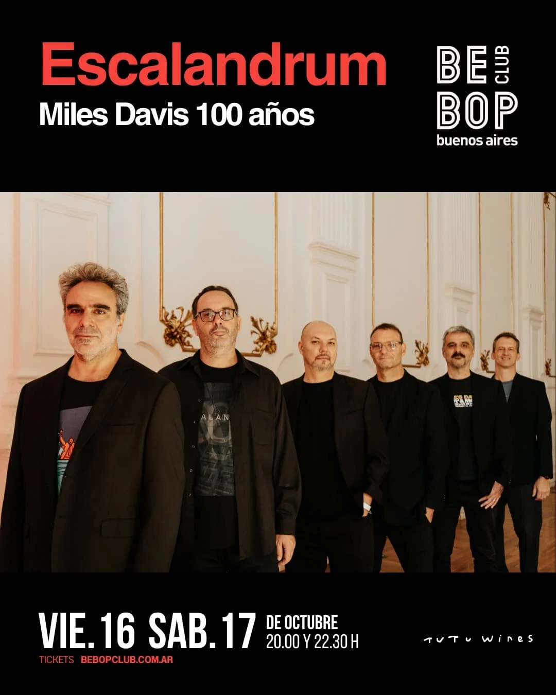 Escalandrum presenta «Miles Davis 100 años» — Bebop Club (17 de octubre)