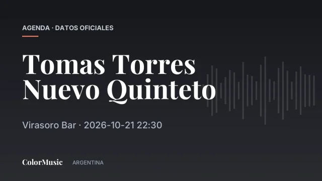 Tomas Torres Nuevo Quinteto — Virasoro Bar