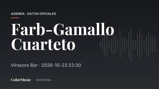 Farb-Gamallo Cuarteto — Virasoro Bar