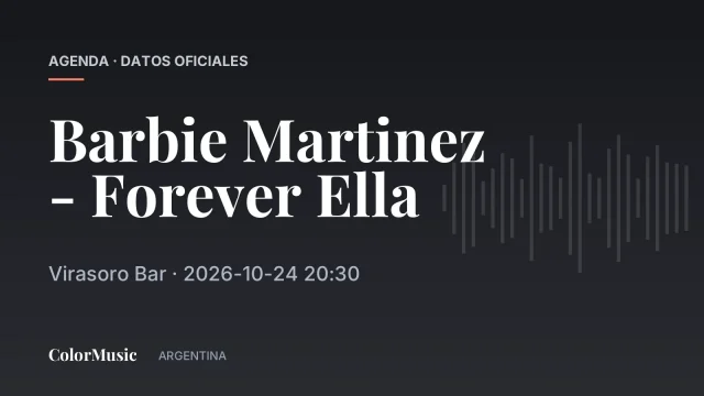 Barbie Martinez – Forever Ella — Virasoro Bar