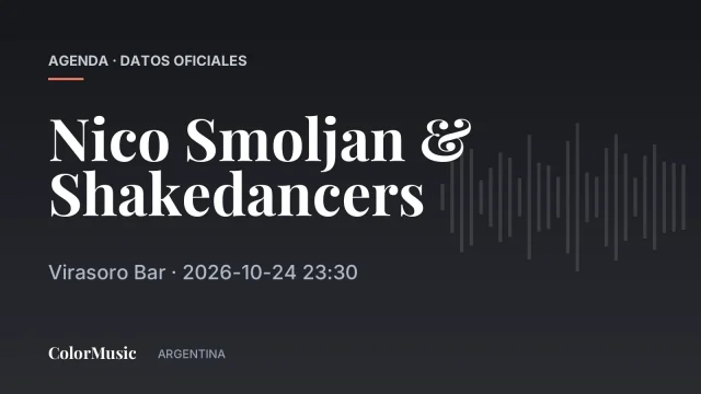 Nico Smoljan & Shakedancers — Virasoro Bar