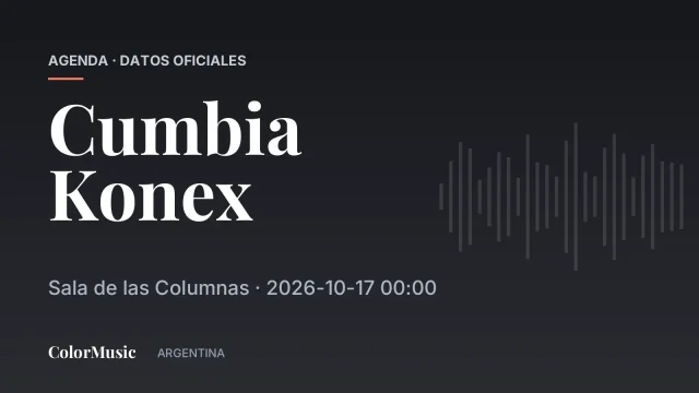 Cumbia Konex — Sala de las Columnas (17 de octubre)