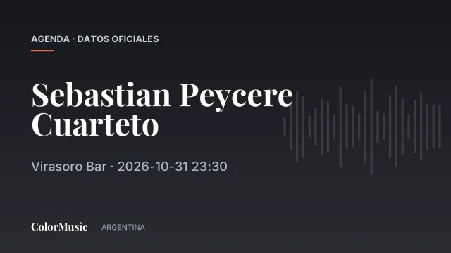 Sebastian Peycere Cuarteto — Virasoro Bar