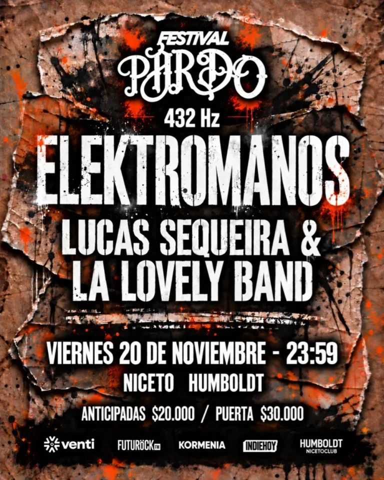 FESTIVAL PARDO: Elektromanos + Lucas Sequeira & la lovely band — Humboldt