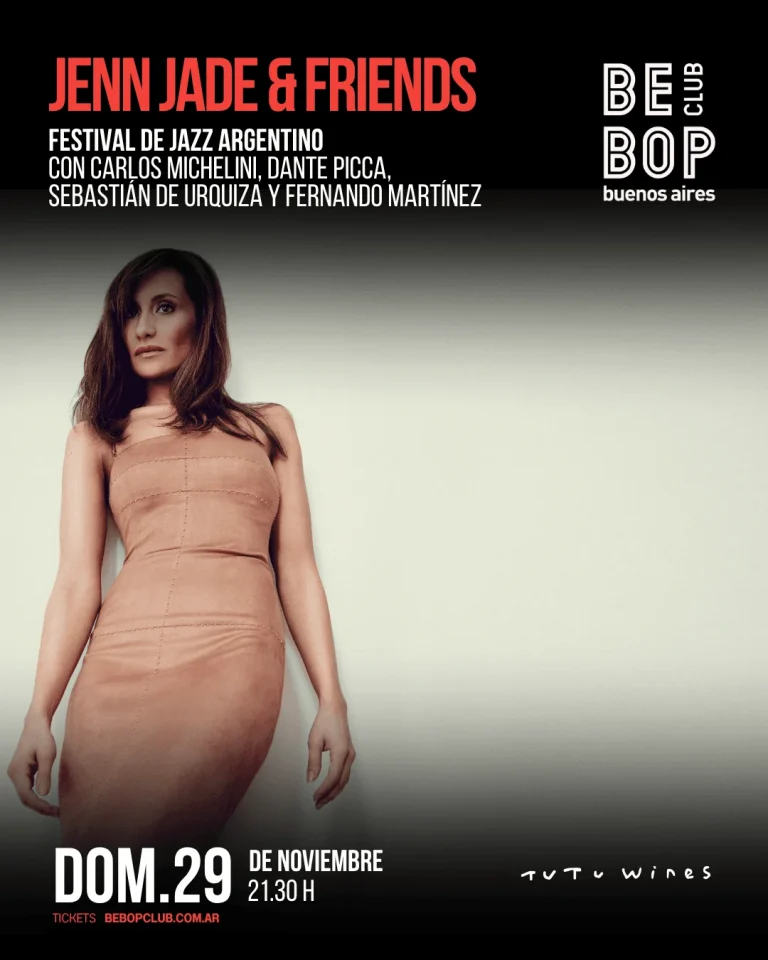 Jenn Jade & Friends | Festival de Jazz Argentino | Jenn Jade junto a Carlos Michelini, Dante Picca, Sebastián de Urquiza y…
