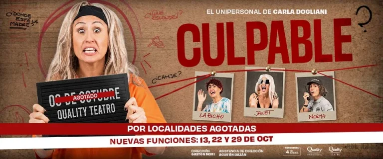 Culpable — Quality Center (22 de octubre)