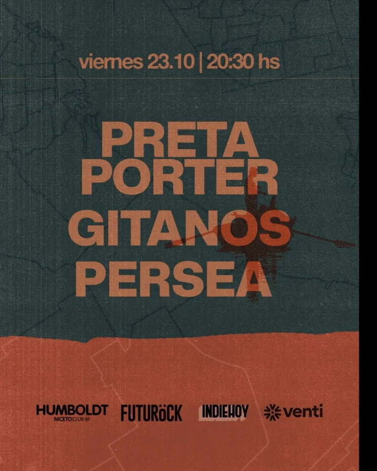 Preta Porter + Gitanos + Persea — Humboldt | Niceto Club