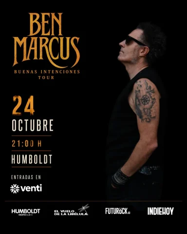 Ben Marcus. «Buenas intenciones Tour” — Humboldt | Niceto Club