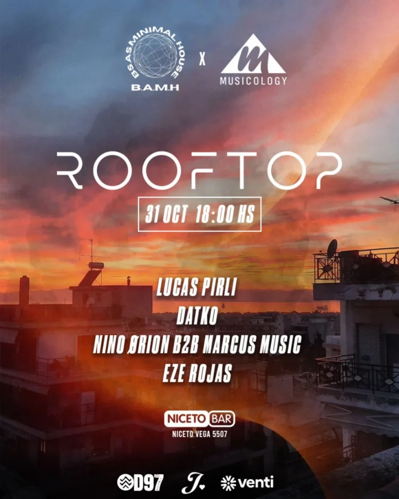 Material del evento: BAMH X MUSICOLOGY en Niceto bar