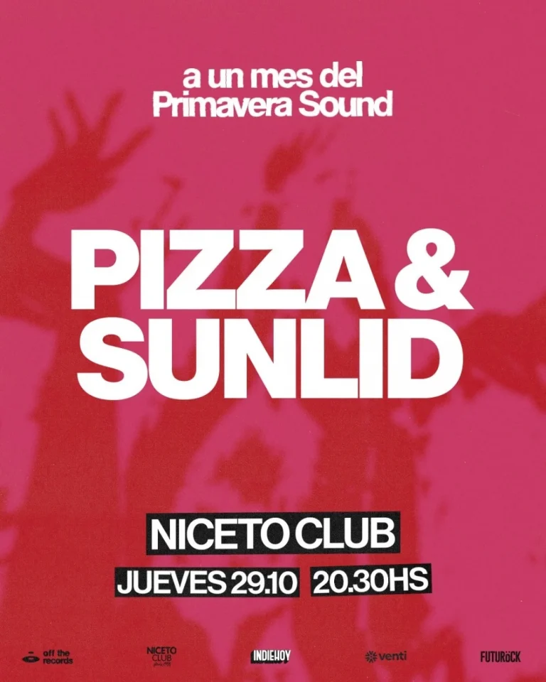 Sunlid y Pizza en Niceto Club (+18 años)