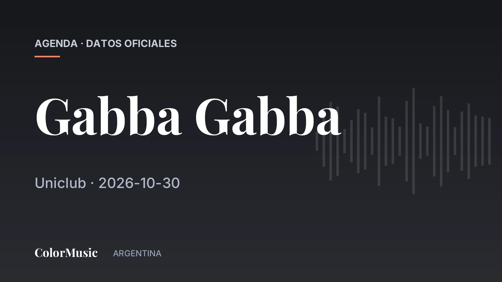 Gabba Gabba — Uniclub