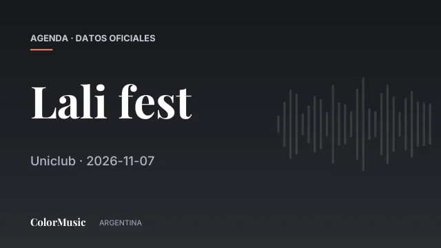 Lali fest — Uniclub